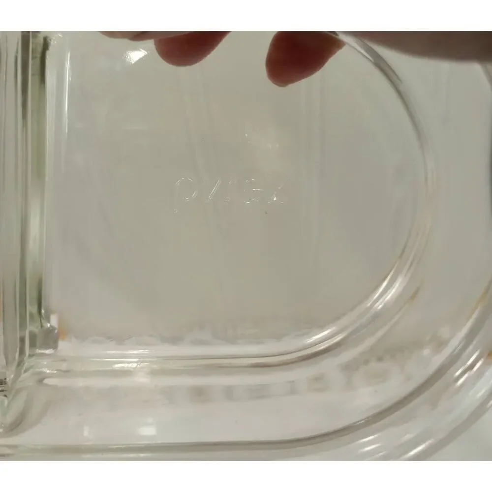 Pyrex, clear divided dish. # 8300- og, 2 cups , 470 ml, heat n serve - Picture 9 of 9